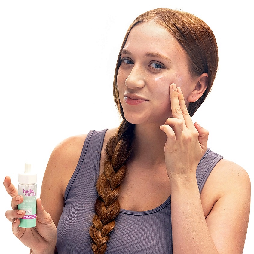 HELLO SUNDAY Сыворотка для лица SPF 50 The Mineral One Lightweight Serum – фото 6