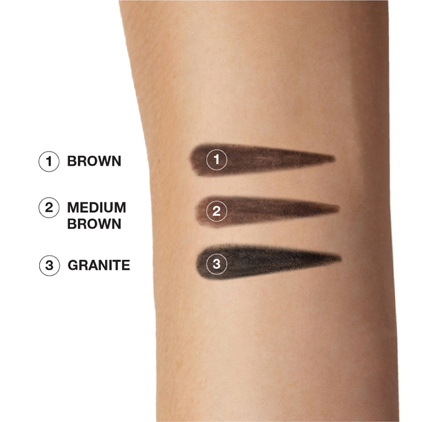 RELOVE REVOLUTION Карандаш автоматический для бровей с щеточкой Power Brow Pencil, скошенный – фото 4