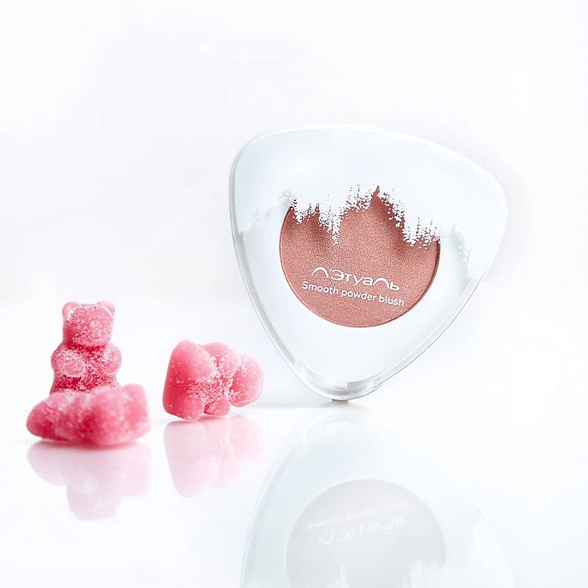 ЛЭТУАЛЬ Шелковистые румяна для лица Smooth powder blush – фото 2