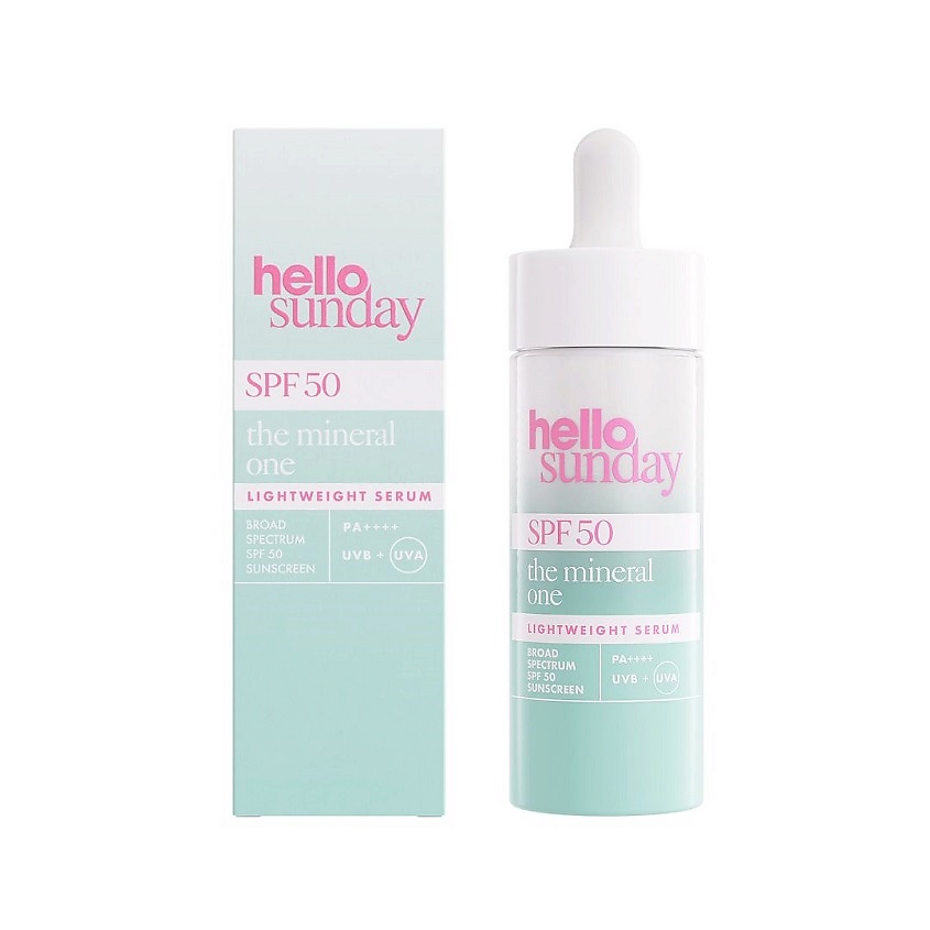 HELLO SUNDAY Сыворотка для лица SPF 50 The Mineral One Lightweight Serum – фото 9