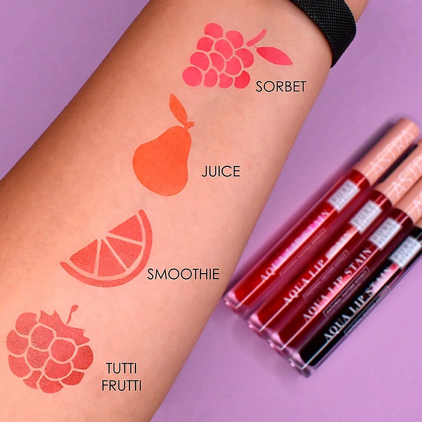ASTRA Тинт для губ Pure Beauty Aqua Lip Stain – фото 5