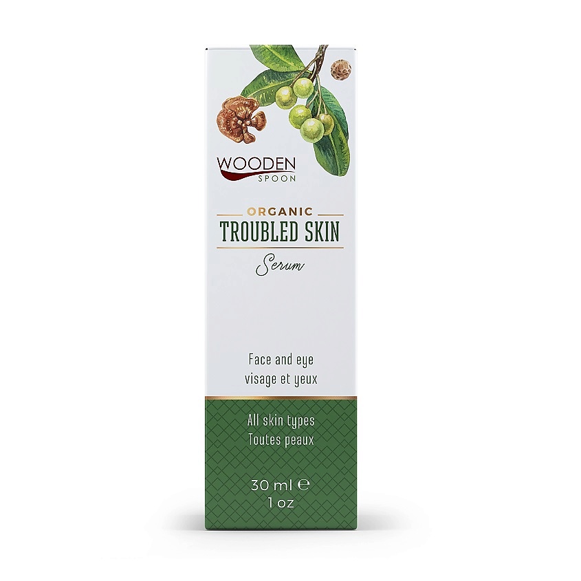WOODEN SPOON Сыворотка для лица и глаз для проблемной кожи Troubled Skin Serum Face And Eye – фото 2