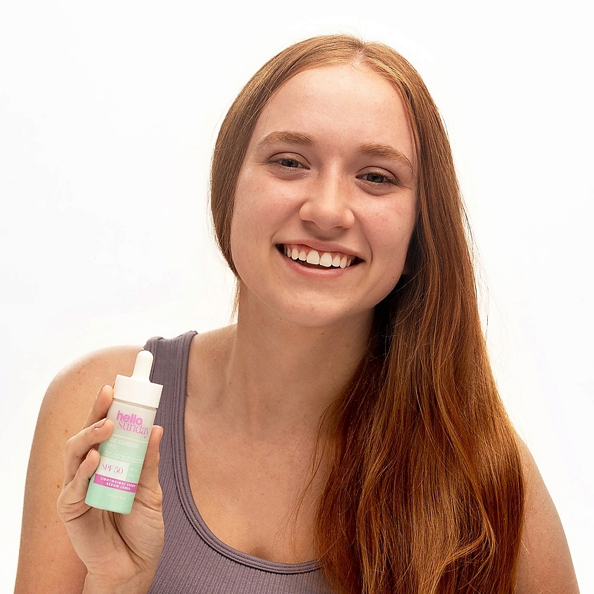 HELLO SUNDAY Сыворотка для лица SPF 50 The Mineral One Lightweight Serum – фото 5