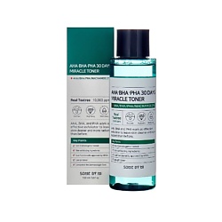 Тонер для лица очищающий с кислотами AHA-BHA-PHA 30 Days Miracle