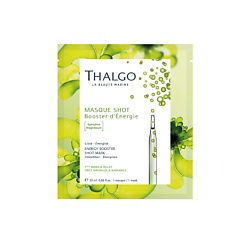 Маска для лица энергизирующая со спирулиной Energy Booster Shot Mask