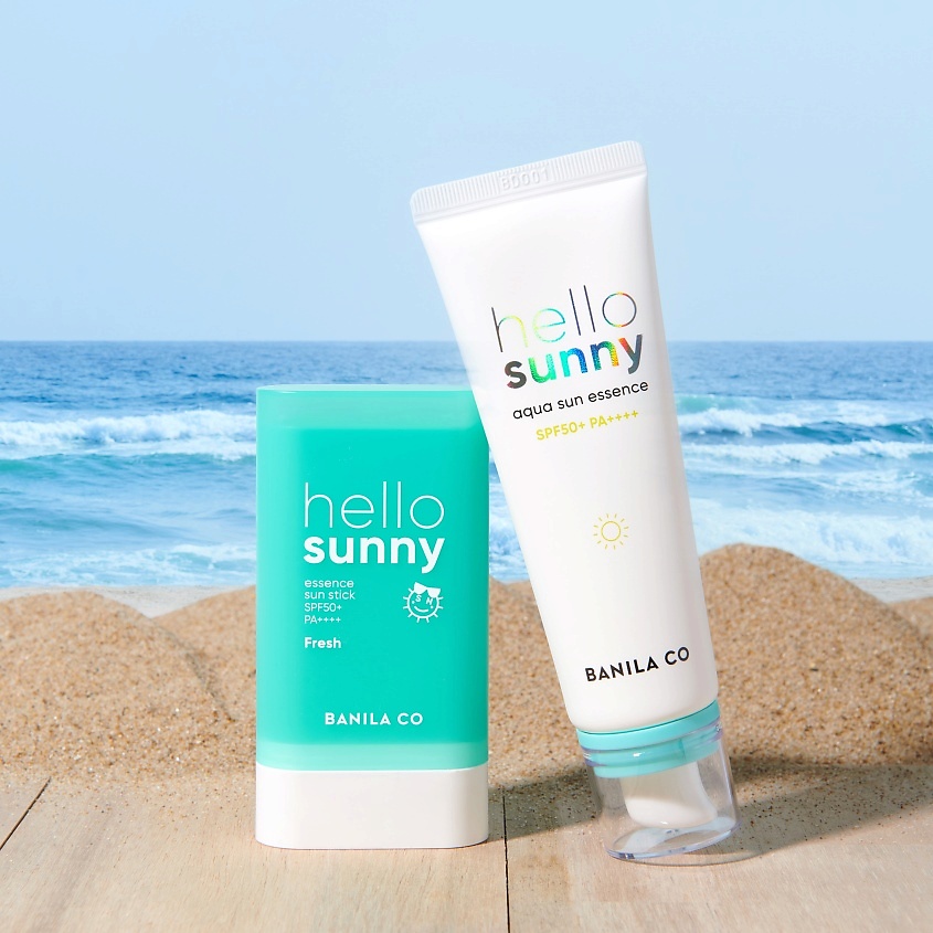 BANILA CO Стик для лица солнцезащитный Hello Sunny SPF50+ PA++++ Essence Sun Stick Fresh – фото 5