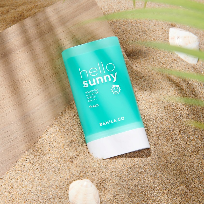 BANILA CO Стик для лица солнцезащитный Hello Sunny SPF50+ PA++++ Essence Sun Stick Fresh – фото 4