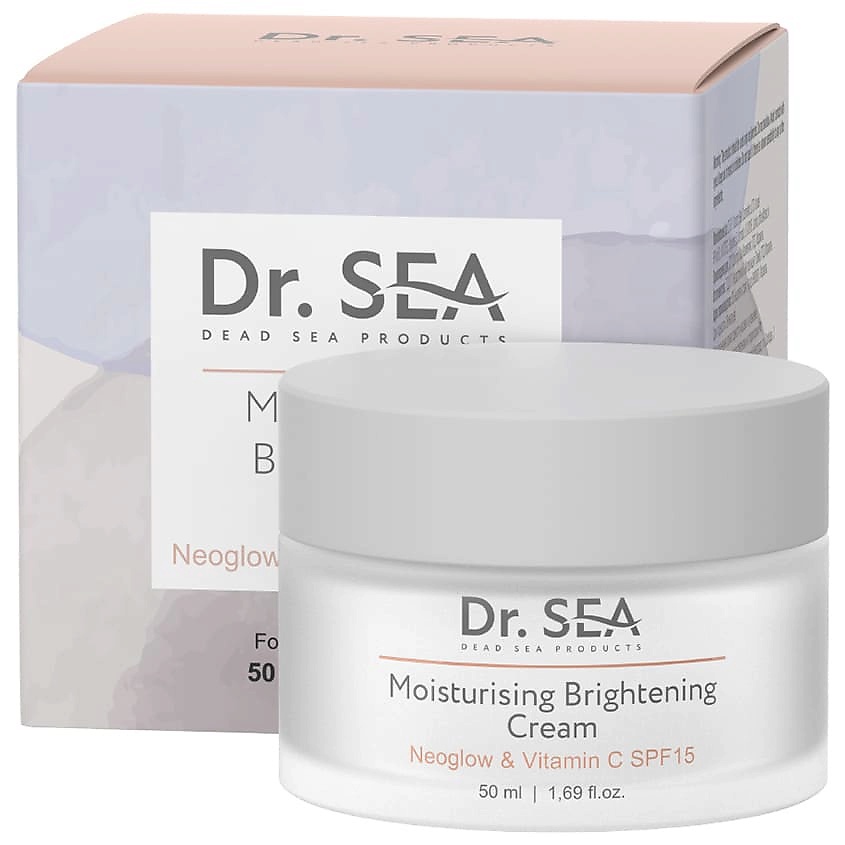 DR. SEA Крем для лица увлажняющий с комплексом Neoglow и витамином С SPF 15 Moisturising Brightening Cream – фото 2