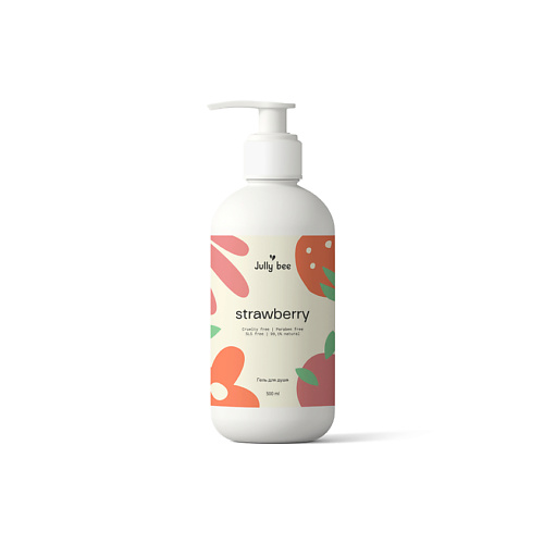 JULLY BEE Гель для душа увлажняющий Strawberry 500