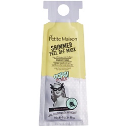 Черная очищающая маска-пленка SHIMMER PEEL OFF MASK PURIFYING