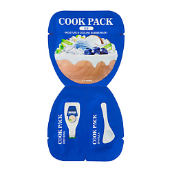 Маска для лица увлажняющая и охлаждающая Cook Pack Ice Moisture & Cooling Rubber Mask