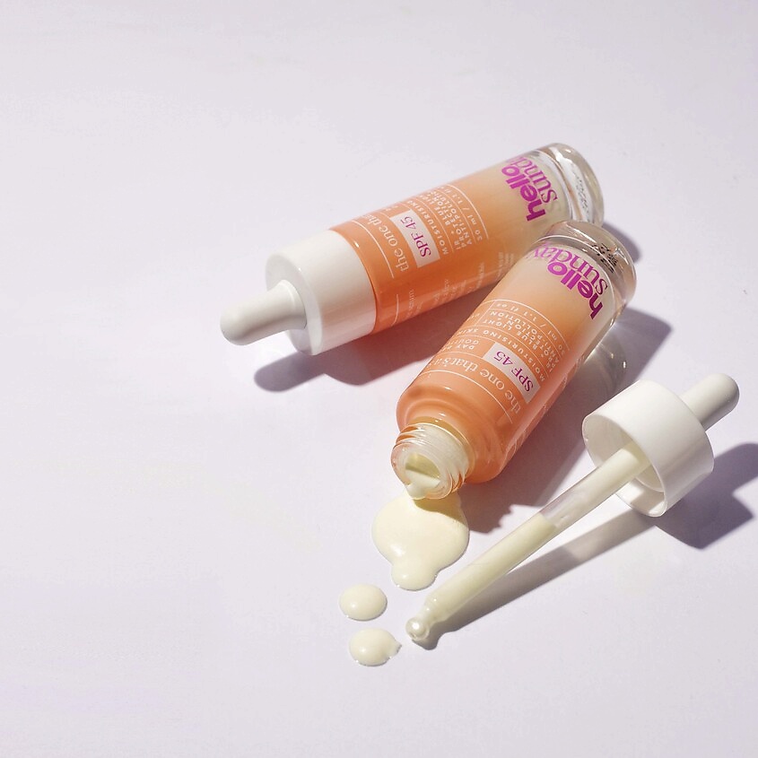 HELLO SUNDAY Сыворотка для лица SPF 45 The One That's A Serum Moisturising Serum – фото 3