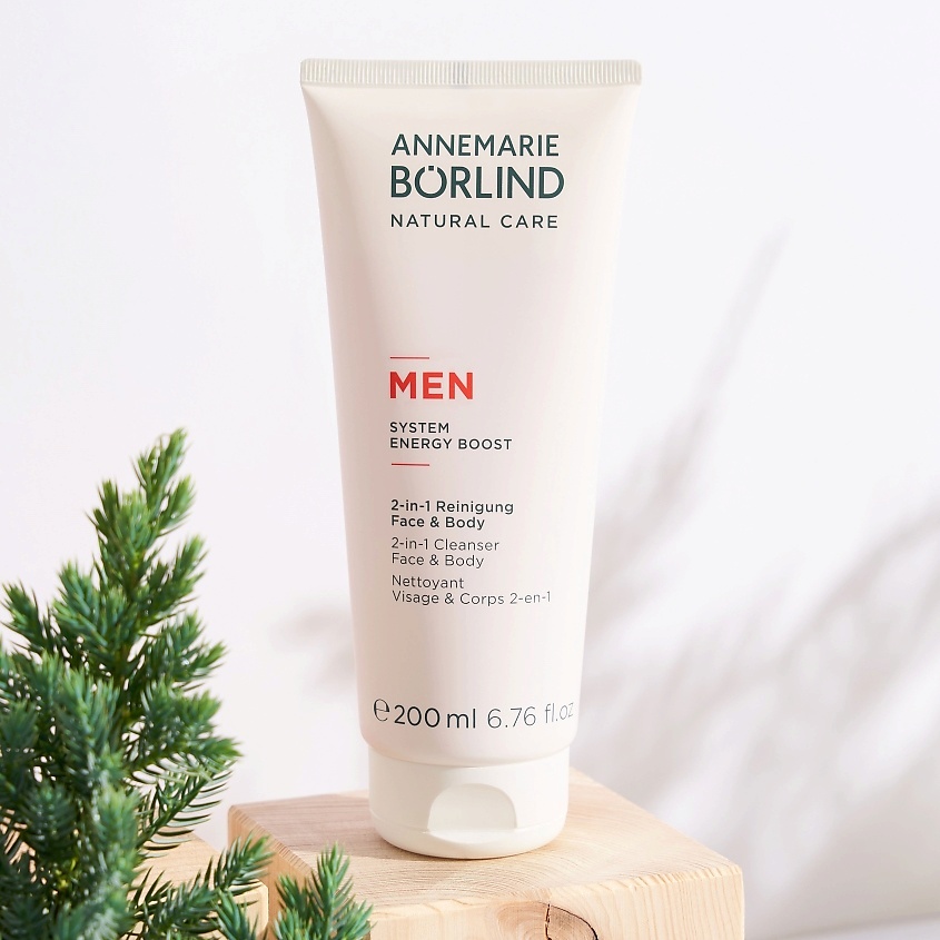 ANNEMARIE BORLIND Гель для душа и умывания 2-в-1 для мужчин Men 2-In-1 Cleanser Face & Body – фото 3