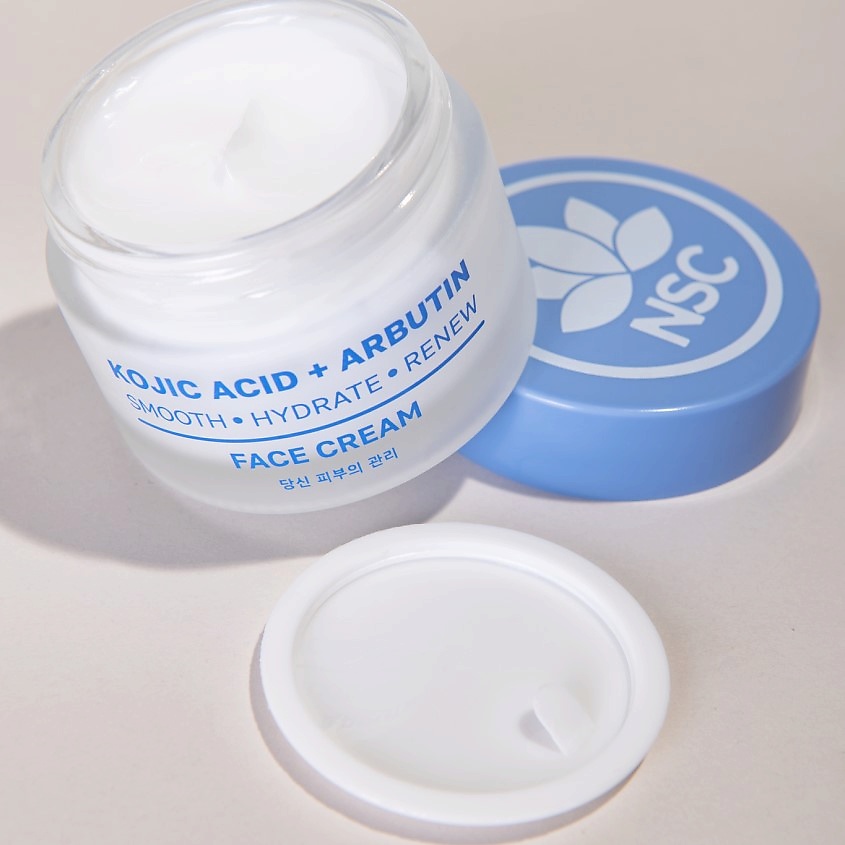 NAME SKIN CARE Крем для лица выравнивающий с Койевой кислотой и Арбутином Kojic Acid + Arbutin Smooth Hydrate Renew Face Cream – фото 8