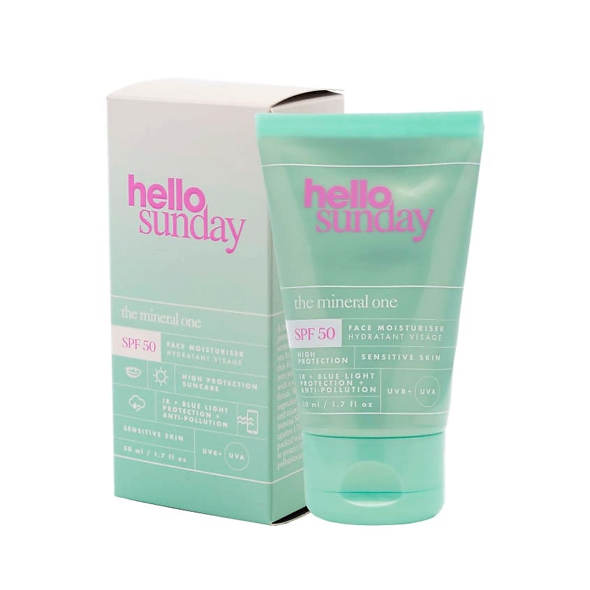 HELLO SUNDAY Крем для лица минеральный SPF 50 The Mineral One Face Moisturiser – фото 2