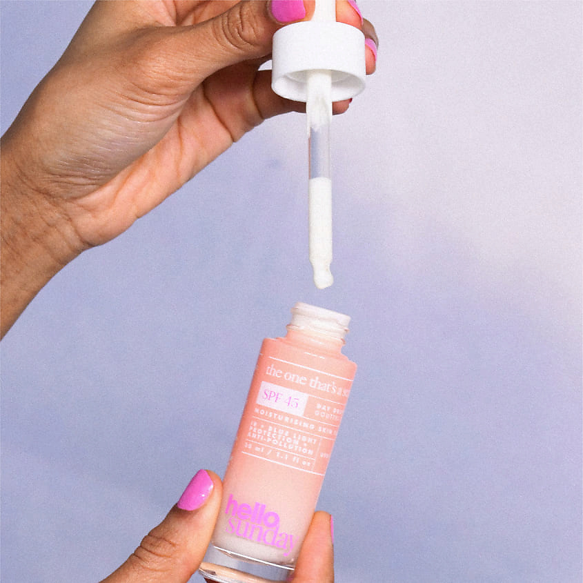 HELLO SUNDAY Сыворотка для лица SPF 45 The One That's A Serum Moisturising Serum – фото 5