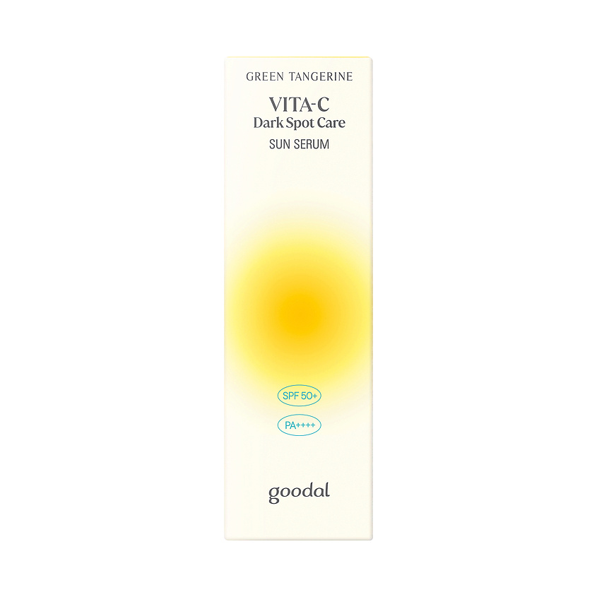 GOODAL Сыворотка для лица солнцезащитная с витамином C SPF 50+ PA++++ Green Tangerine Vita C Dark Spot Care Sun Serum – фото 2