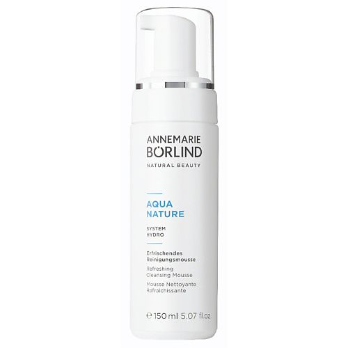 ANNEMARIE BORLIND Мусс для умывания освежающий увлажняющий Aquanature Refreshing Cleansing Mousse 150
