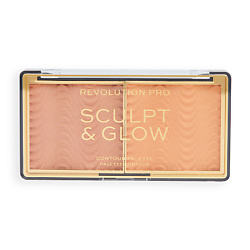Палетка для макияжа: Бронзер и хайлайтер Sculp & Glow