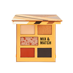 Набор теней для век 5 тонов Mix&Match