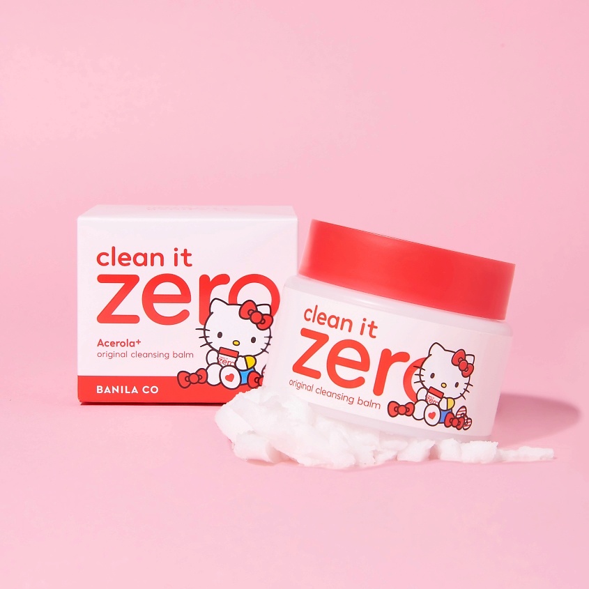 BANILA CO Бальзам для лица очищающий Hello Kitty Clean It Zero Original Cleansing Balm – фото 6