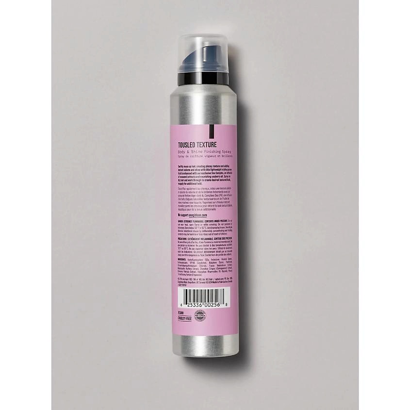 AG HAIR COSMETICS Лак для волос текстурирующий Tousled Texture Body & Shine Finishing Spray – фото 2