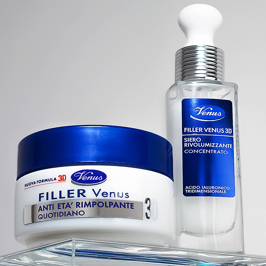 VENUS Крем-филлер для лица с 3D гиалуроновой кислотой Anti-Age Replumping – фото 4