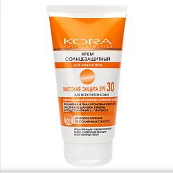 Крем солнцезащитный для лица и тела высокая защита SPF 30