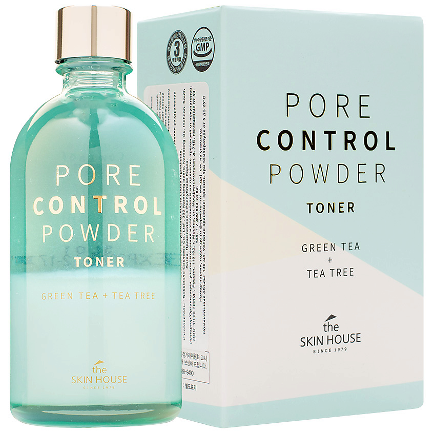 THE SKIN HOUSE Тоник для лица с абсорбирующей пудрой Pore Control – фото 2