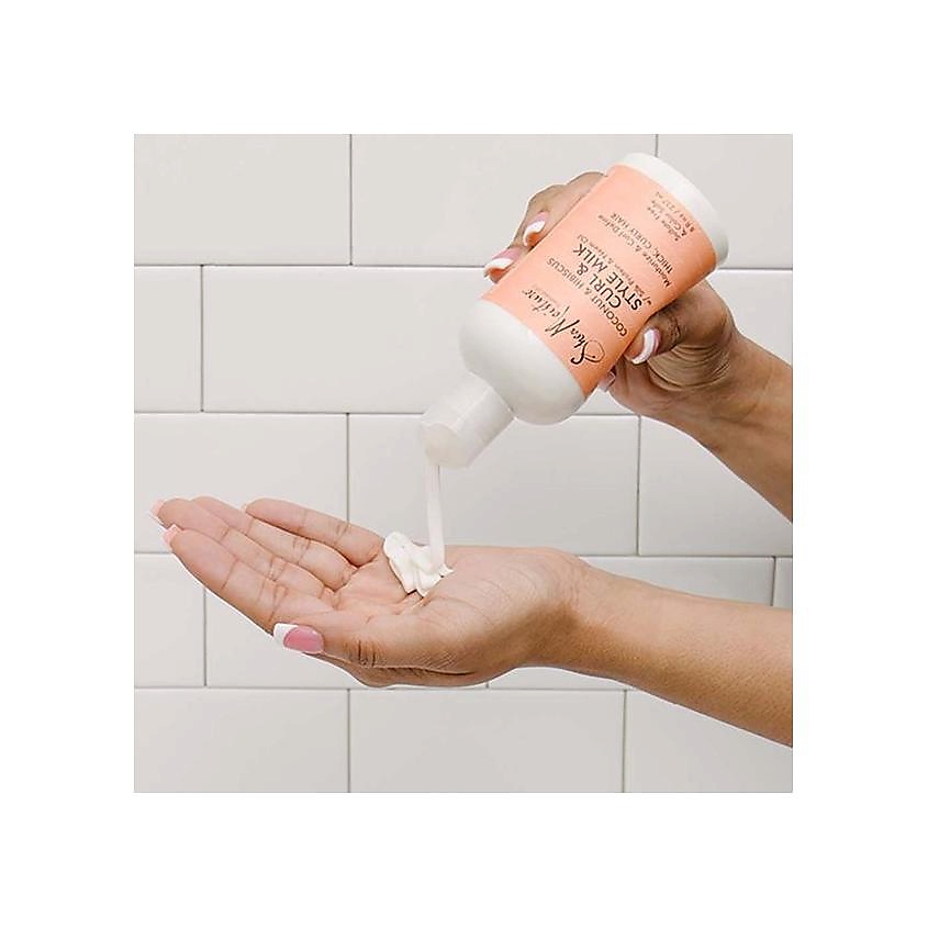 SHEA MOISTURE Молочко для укладки непослушных волос с кокосом Coconut Hibiscus Curl Style Milk – фото 6