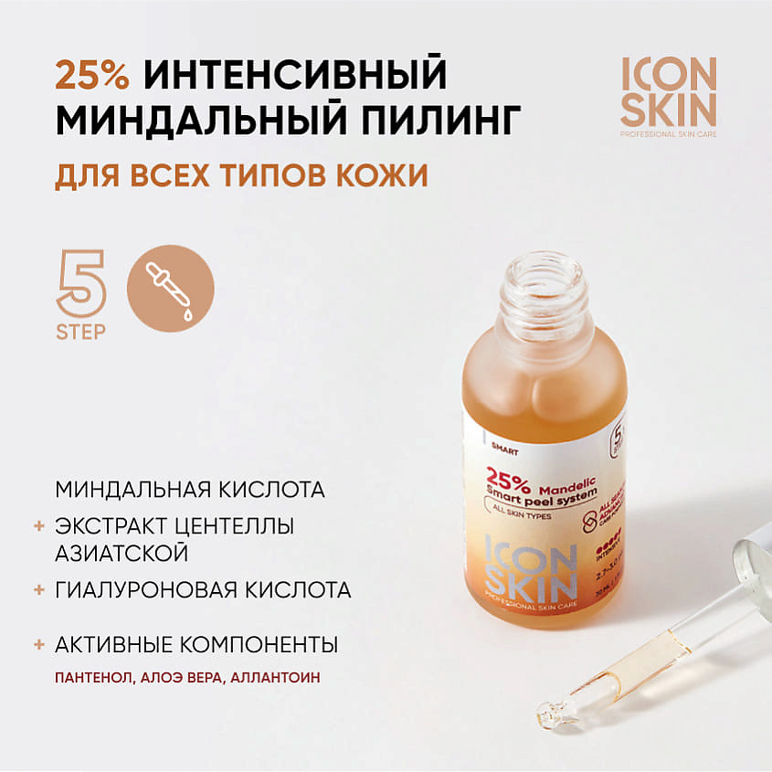 ICON SKIN Миндальный пилинг 25% Mandellic Smart Peel System – фото 2