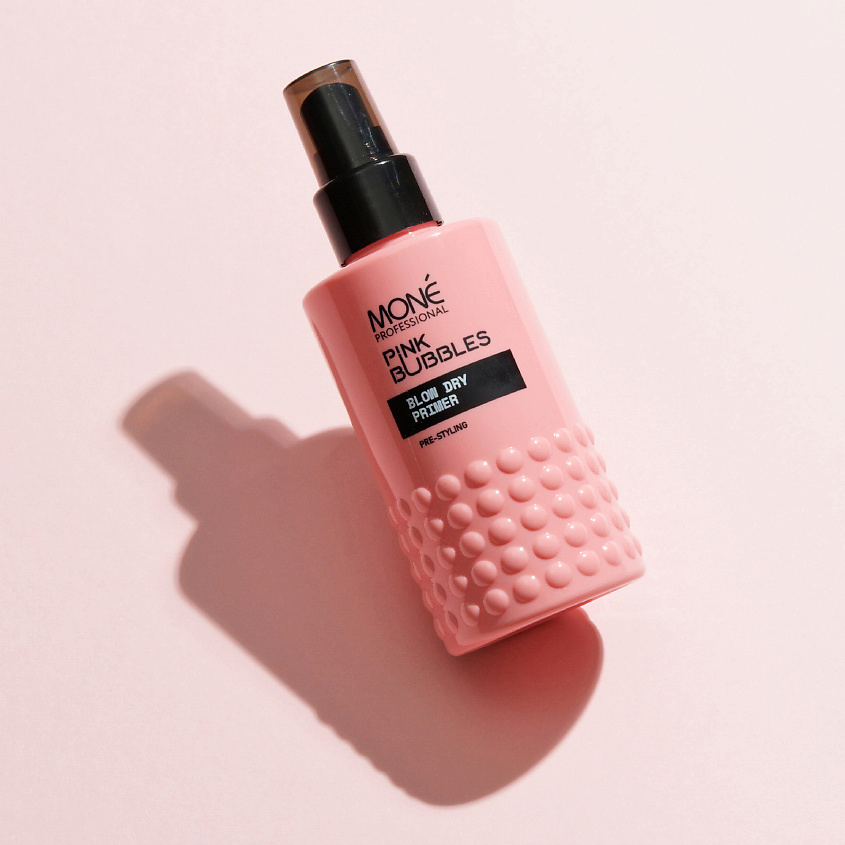 MONE PROFESSIONAL Праймер для волос перед укладкой феном Pink Bubbles – фото 3