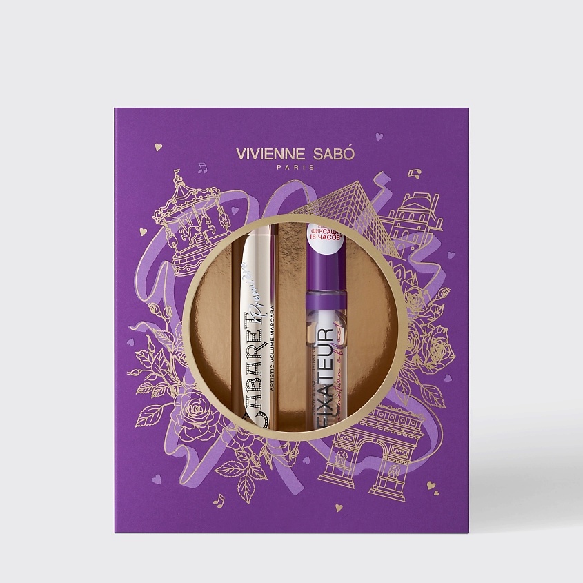 VIVIENNE SABO Подарочный набор тушь Cabaret premiere +&nbsp;гель для бровей Lamination effect – фото 2