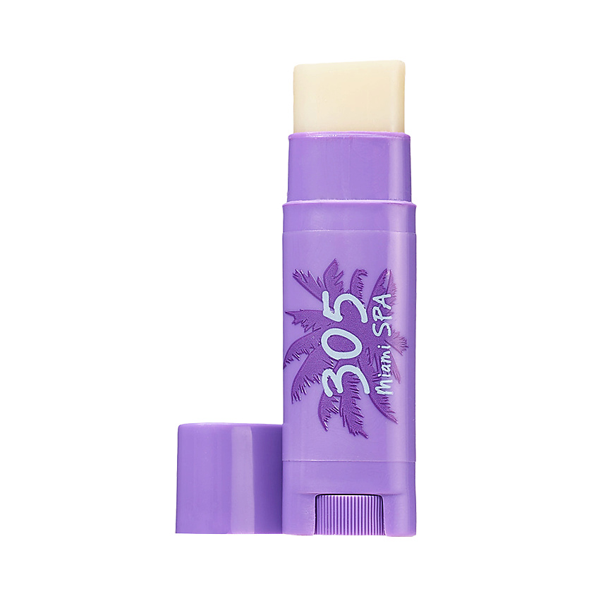305 MIAMI SPA Бальзам для губ «Виноград И Масло Кокоса» Lip Balm Vitamin Booster Grape & Coconut Oil – фото 3