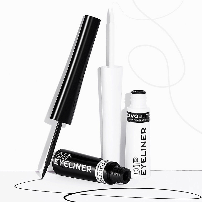 RELOVE REVOLUTION Жидкая подводка для глаз Dip Eyeliner стойкая – фото 5
