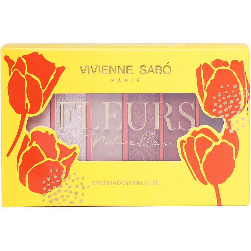 VIVIENNE SABO Палетка теней для век Fleurs naturelles TULIPE – фото 10