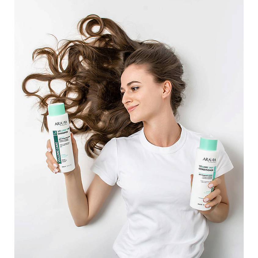 ARAVIA PROFESSIONAL Бальзам-кондиционер для придания объема тонким и склонным к жирности волосам Volume Care Volume Save Conditioner – фото 5