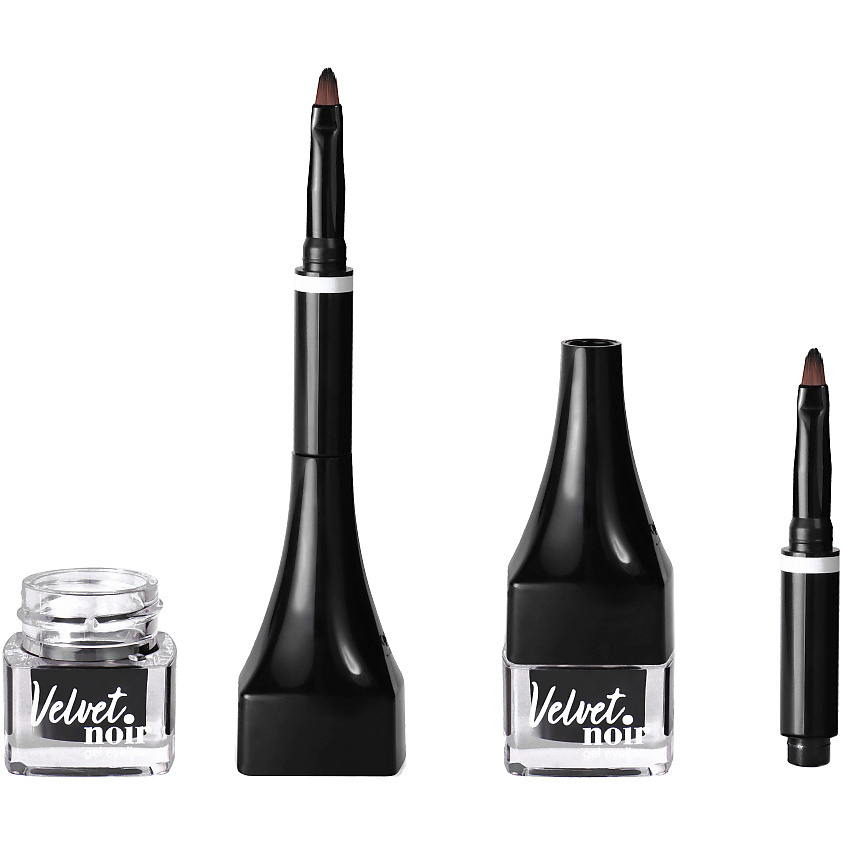 VIVIENNE SABO Подводка гелевая для глаз с кисточкой Velvet Noir – фото 10