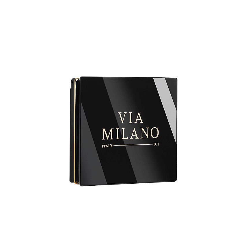 VIA MILANO Компактная пудра для лица матирующая с витамином Е Compact Powder Stop Shine & Covering – фото 3