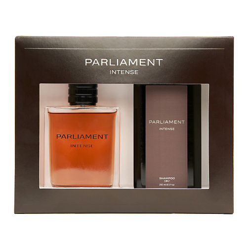 GENTY PARLIAMENT Парфюмерно-косметический набор с шампунем 3 в 1 Intense