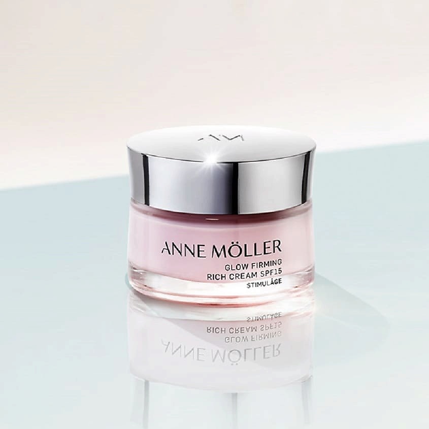 ANNE MOLLER Крем для лица подтягивающий, насыщенный Stimulage Glow Firming Rich Cream SPF15 – фото 2