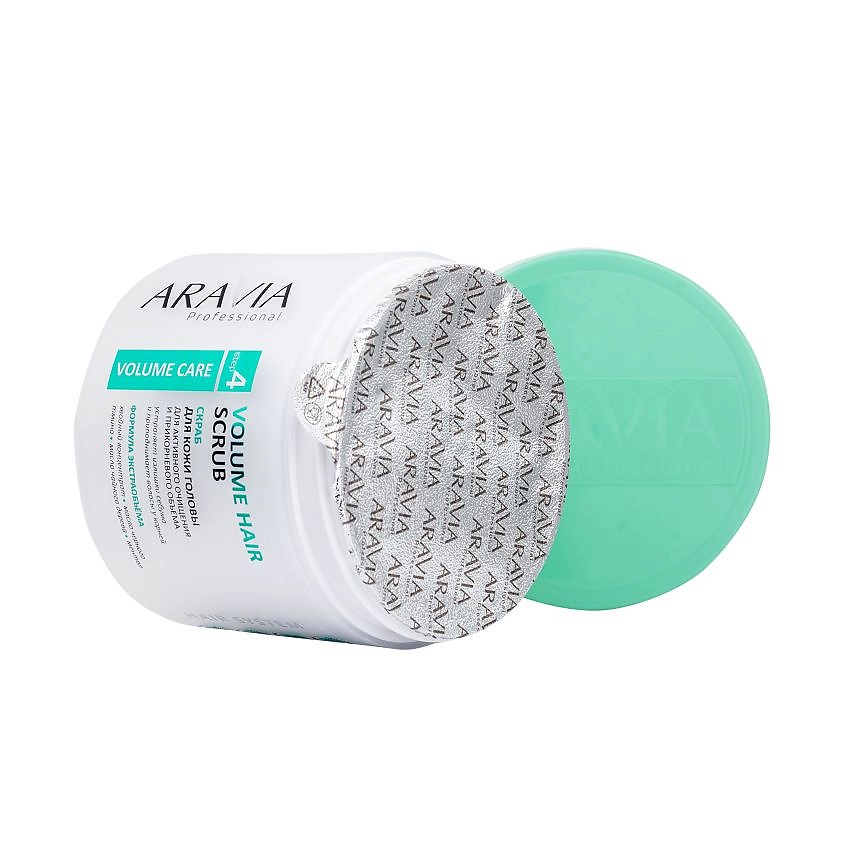 ARAVIA PROFESSIONAL Скраб для кожи головы для активного очищения и прикорневого объема Volume Care Volume Hair Scrub – фото 3