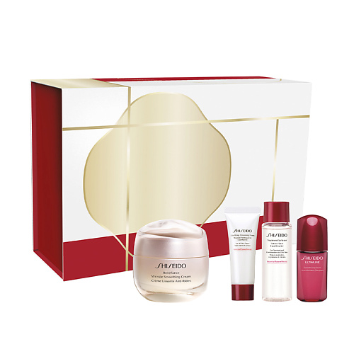 SHISEIDO Набор с кремом, разглаживающим морщины Benefiance