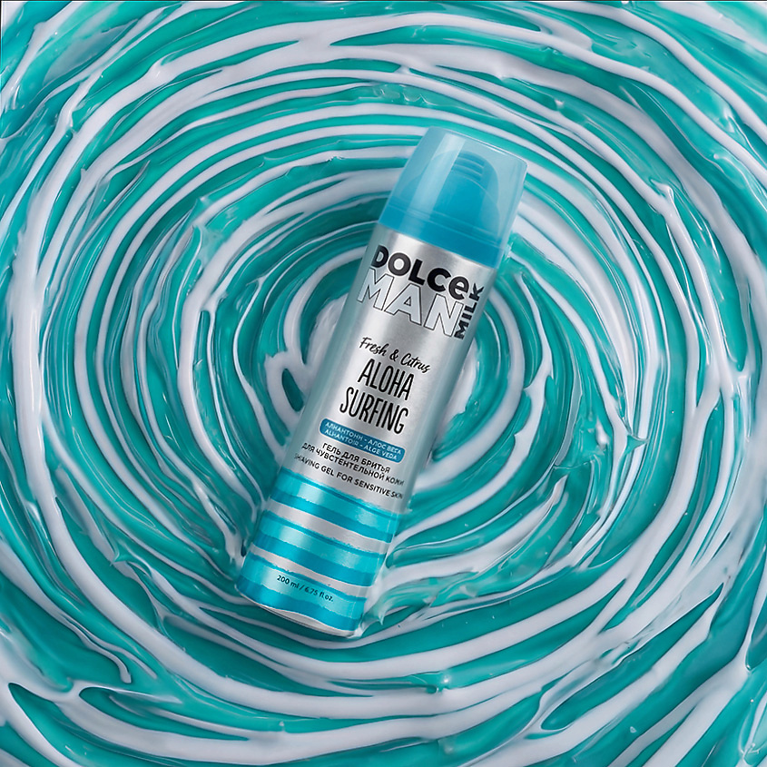 DOLCE MILK Гель для бритья для чувствительной кожи Алоха Серфинг Man Aloha Surfing Shaving Gel – фото 2