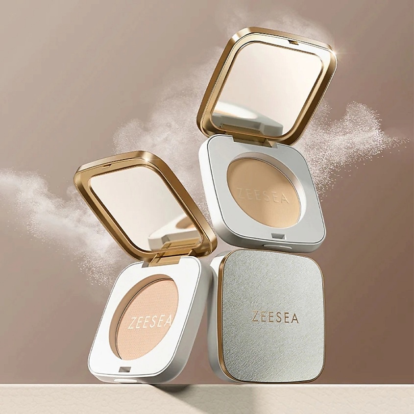 ZEESEA Пудра компактная Soft Velvet Pressed Powder – фото 2