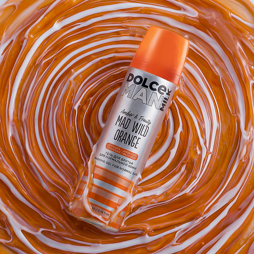 DOLCE MILK Гель для бритья для нормальной кожи Бедовый Апельсин Man Mad Wild Orange Shaving Gel – фото 2