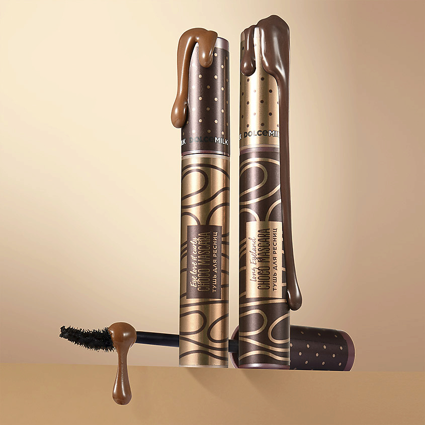 DOLCE MILK Тушь для ресниц с ароматом шоколада  объем и подкручивание Choco Mascara – фото 5
