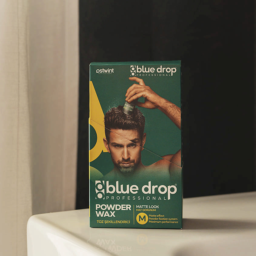 OSTWINT PROFESSIONAL Пудра для укладки волос Matte Look Blue Drop Powder Wax – фото 3