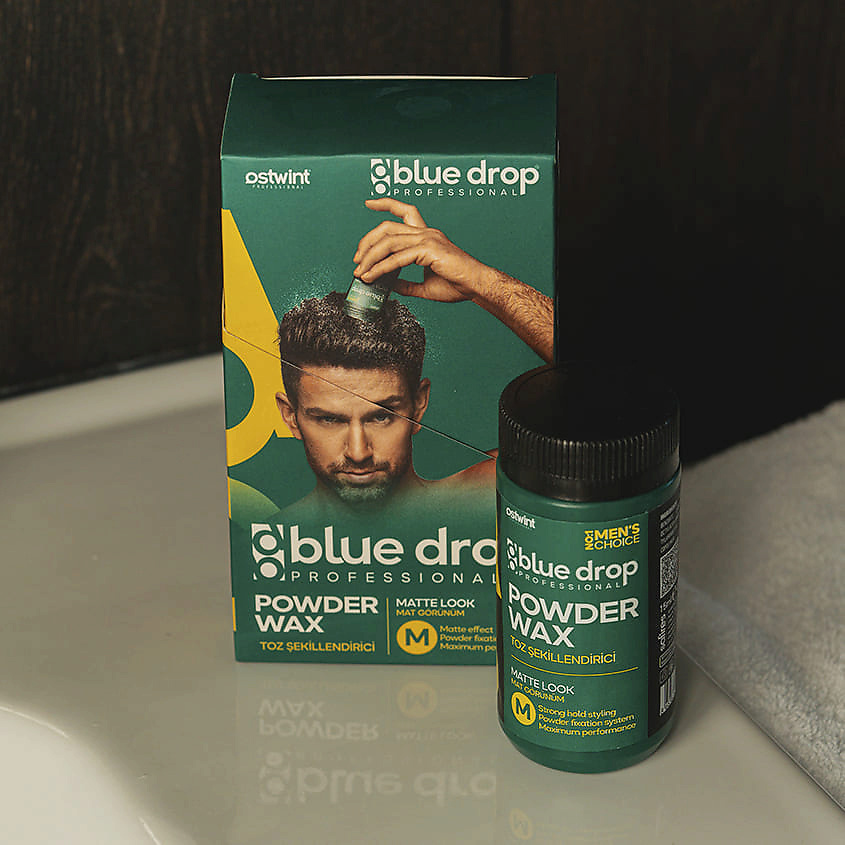 OSTWINT PROFESSIONAL Пудра для укладки волос Matte Look Blue Drop Powder Wax – фото 2