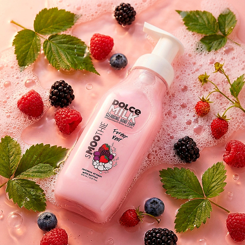 DOLCE MILK Очищающая пенка для рук Форест Рест Smoothie Forest Rest Hand Foam – фото 4